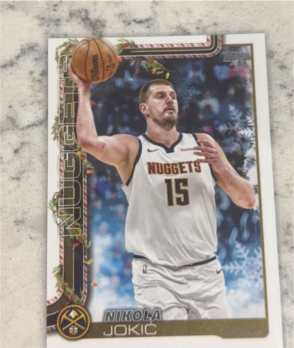2025-26 Topps Holiday #H78 Nikola Jokic — front