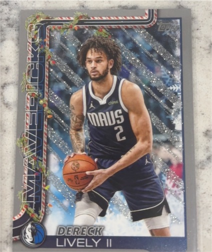 2025-26 Topps Holiday #H139 Dereck Lively II — front