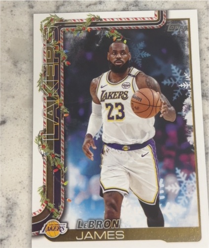 2025-26 Topps Holiday #H119 LeBron James — front