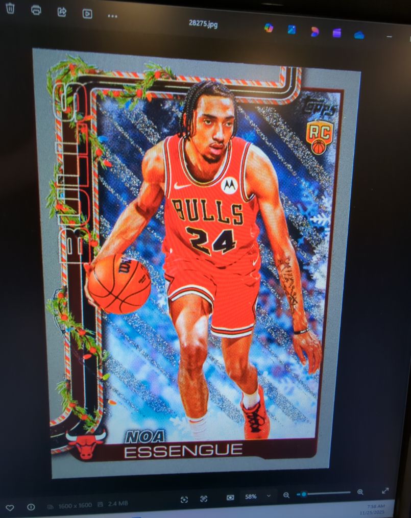 2025-26 Topps Holiday #H172 Noa Essengue — front