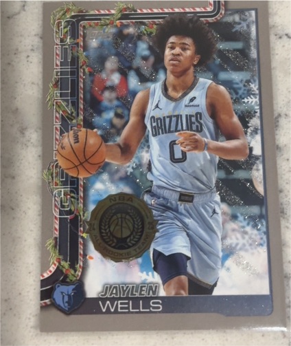2025-26 Topps Holiday #H147 Jaylen Wells — front
