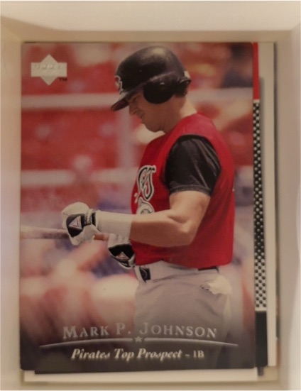 1995 Upper Deck Minor League Top Prospect Mark Johnson — front