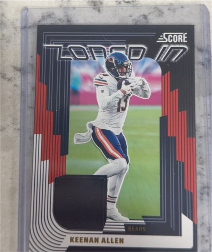 2025 Score Zoned In #ZON-KAN Keenan Allen — front