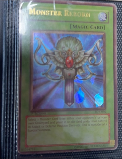 2002 Yu-Gi-Oh! SDK-036 Monster Reborn — front