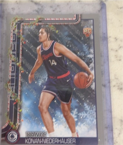 2025-26 Topps Holiday #H190 Yanic Konan-Niederhauser — front