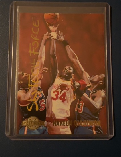 1994-95 SkyBox SkyTech Force #SF19 Hakeem Olajuwon — front