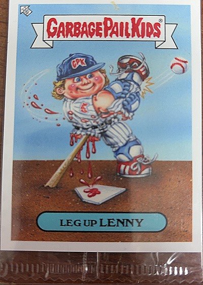 2025 Topps Garbage Pail Kids Leg Up Lenny PSA Magazine Exclusive — front