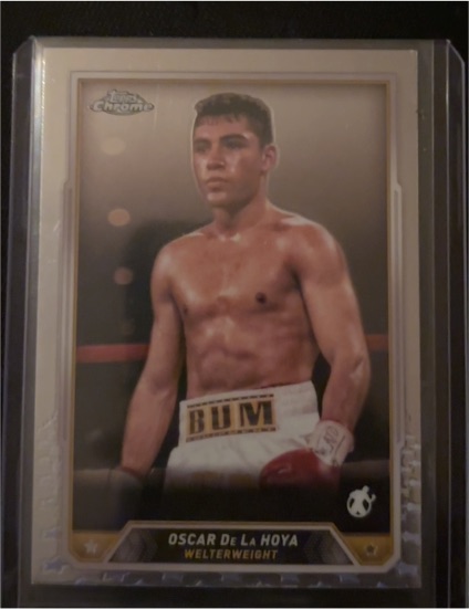 2024 Topps Chrome Boxing #32 Oscar De La Hoya — front