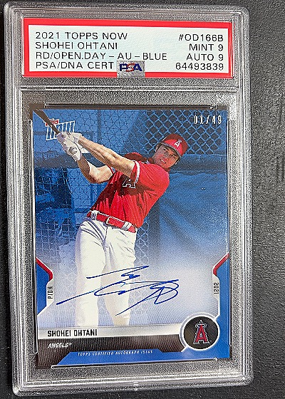 2021 Topps Now #OD166B Shohei Ohtani — front