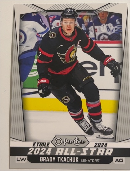 2024-25 O-Pee-Chee #530 Brady Tkachuk — front