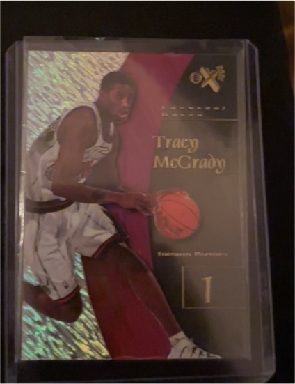 1997-98 Skybox EX-2001 #79 Tracy McGrady Rookie Card — front