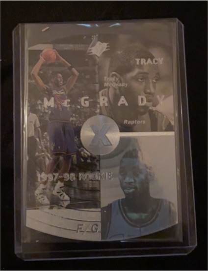 1997-98 Upper Deck SPx #42 Tracy McGrady Rookie RC — front