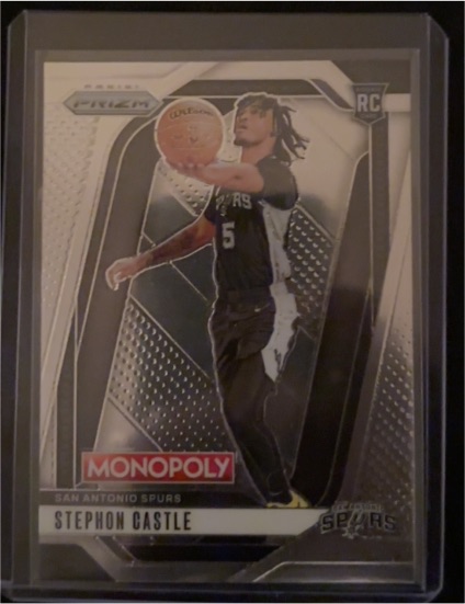 2024-25 Panini Prizm Monopoly #75 Stephon Castle — front