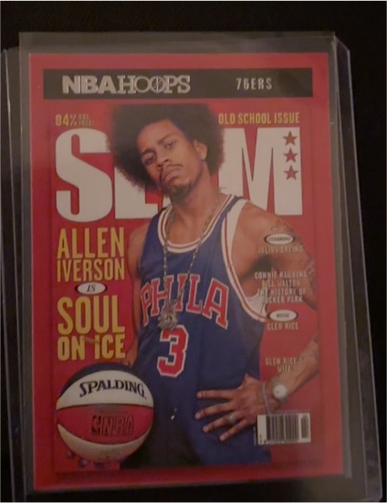 2020-21 Panini NBA Hoops #1 Allen Iverson Slam Insert — front