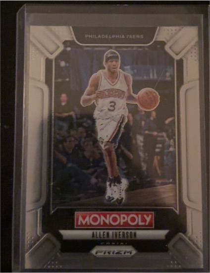 2024-25 Panini Prizm Monopoly #LEG1 Allen Iverson Legends — front