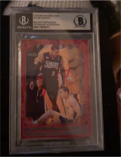 1992 Beckett Timeless Moments #25 Allen Iverson — front