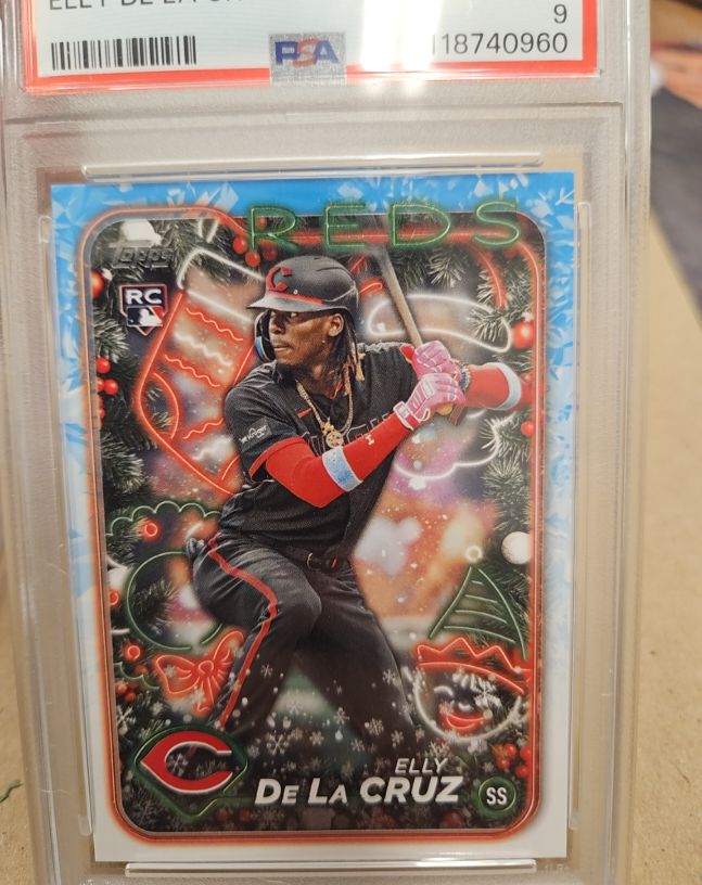 2024 Topps Holiday #H102 Elly De La Cruz — front