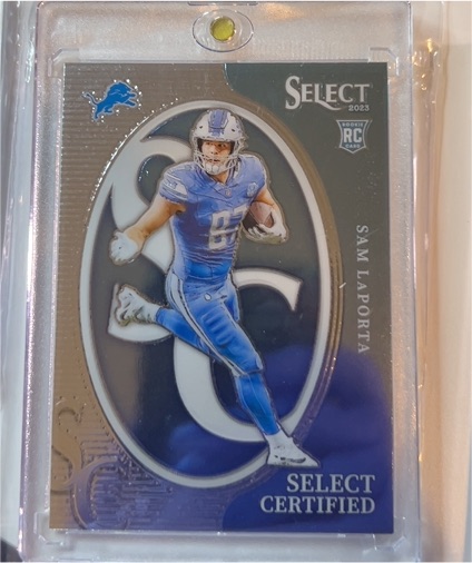 2023 Panini Select #CRO-SLA Sam LaPorta Select Certified Rookie — front