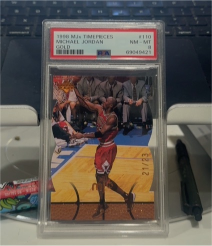 1998 MJx Timepieces #110 Michael Jordan — front