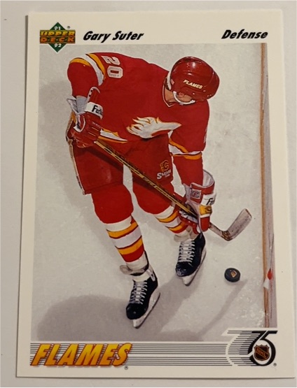 1991-92 Upper Deck #341 Gary Suter — front