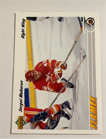 1991-92 Upper Deck #321 Sergei Makarov — front