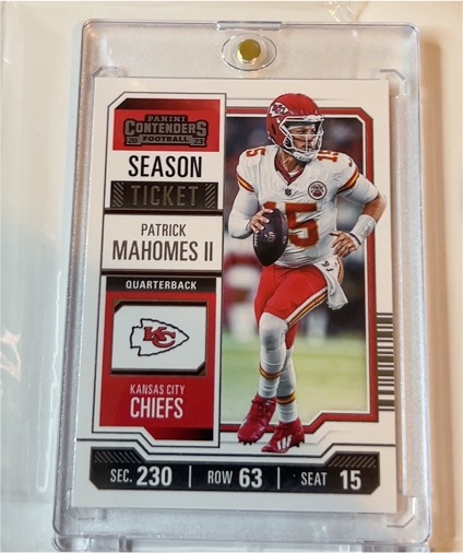 2023 Panini Contenders Season Ticket #51 Patrick Mahomes II — front
