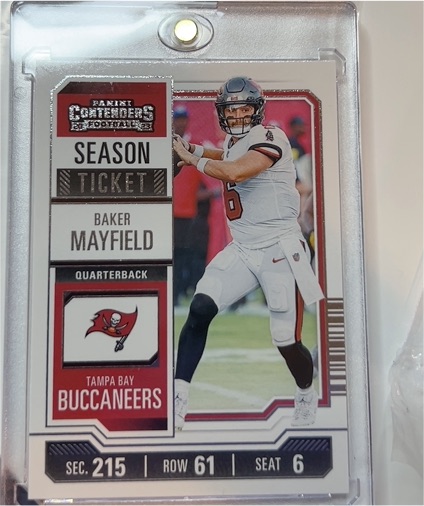 2023 Panini Contenders Season Ticket #92 Baker Mayfield — front