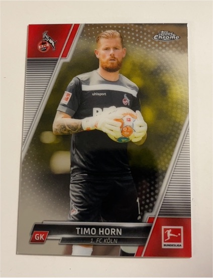2021 Topps Chrome Bundesliga #58 Timo Horn — front