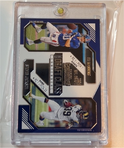 2024 Panini Contenders #21 Eli Manning / Steven Jackson Draft Class — front