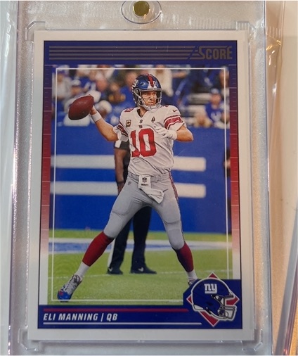 2024 Score #216 Eli Manning — front