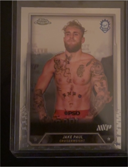 2024 Topps Chrome Boxing #1 Jake Paul Rookie Card — front