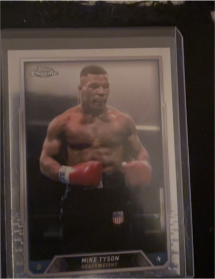 2024 Topps Chrome Boxing #35 Mike Tyson — front