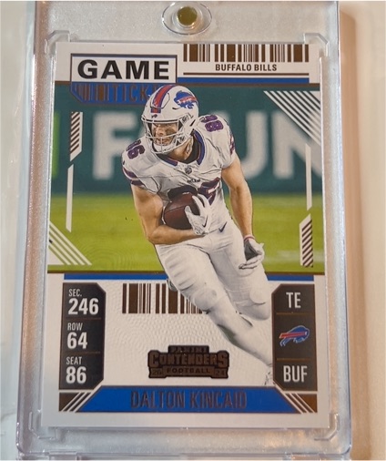 2024 Panini Contenders Game Ticket #12 Dalton Kincaid — front
