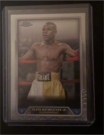2024 Topps Chrome Boxing #33 Floyd Mayweather Jr. — front