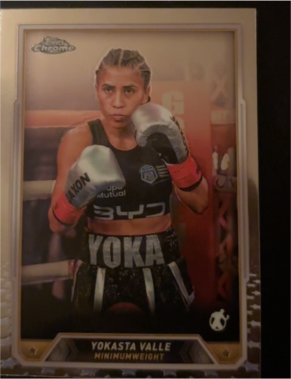 2024 Topps Chrome Boxing #74 Yokasta Valle — front