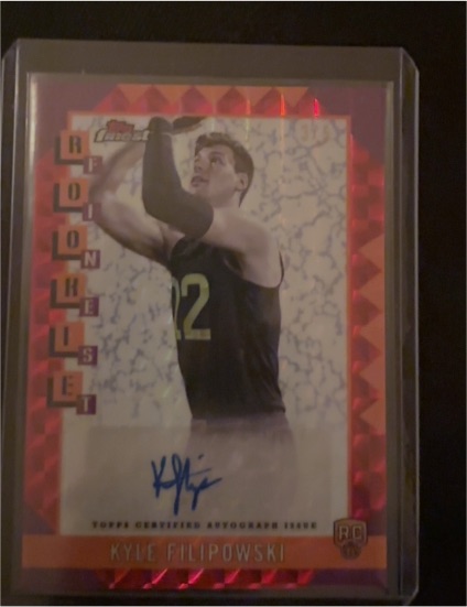 2024-25 Topps Finest #RFA-KF Kyle Filipowski Rookie Finest Autographs — front