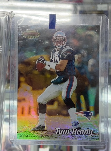 2002 Bowman's Best #71 Tom Brady — front