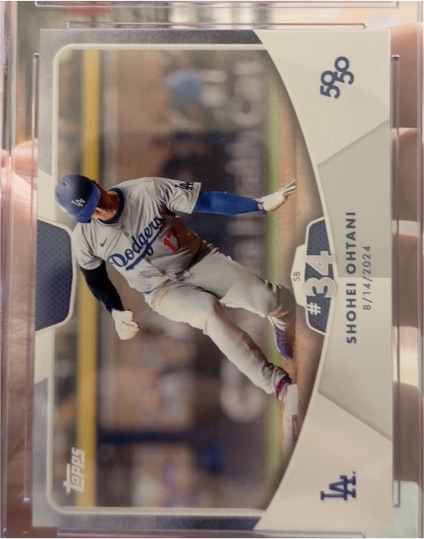 2024 Topps 50/50 #SB34 Shohei Ohtani — front