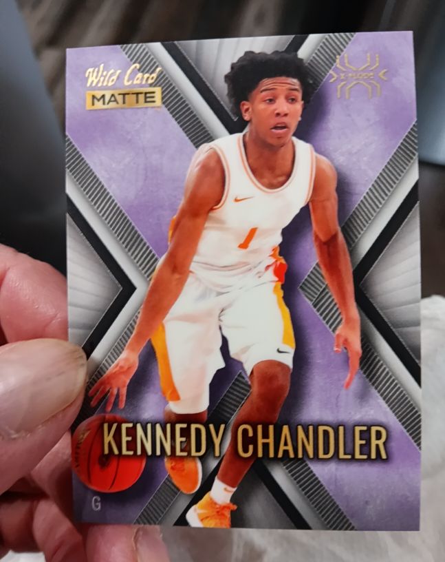 2022 Wild Card Matte X-Plode #MXP-28 Kennedy Chandler — front