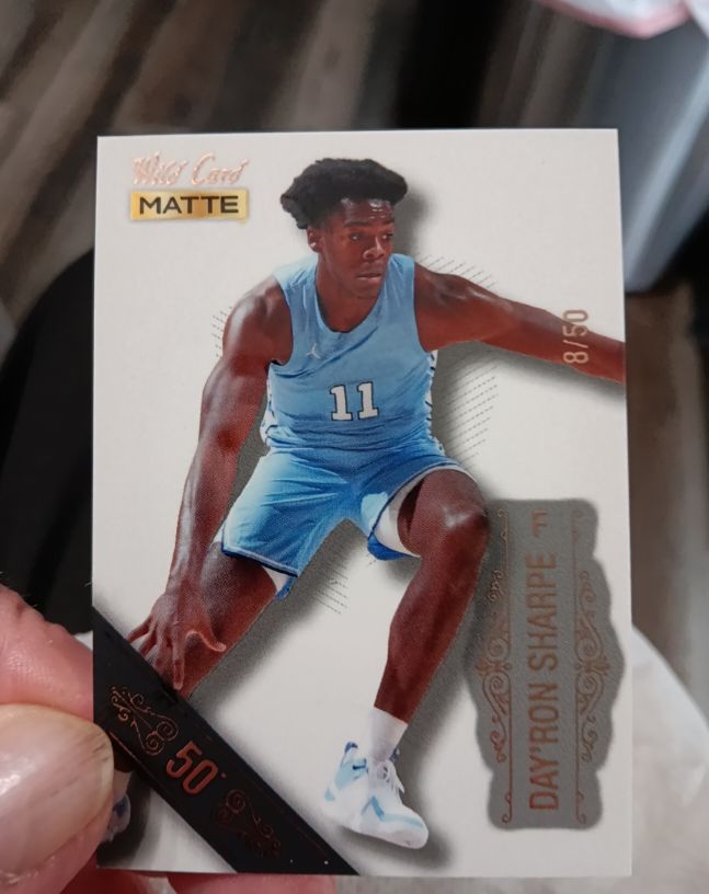 2022 Wild Card Matte MB-18 Day'ron Sharpe — front