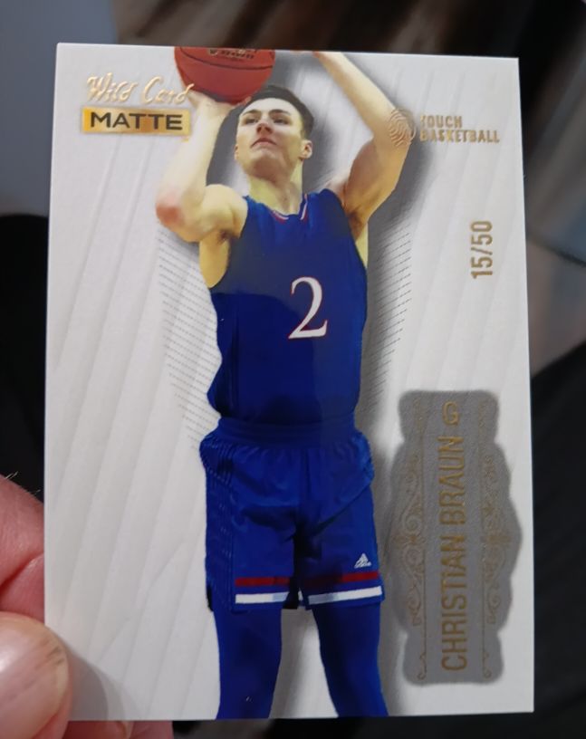 2022 Wild Card Matte #MB-13 Christian Braun — front