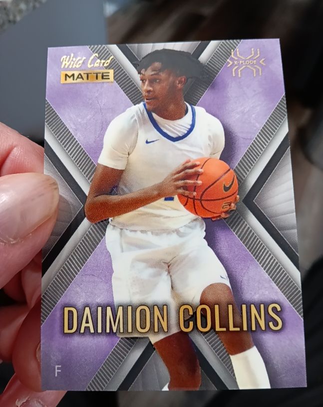 2022-23 Wild Card Matte X-Plode #MXP-8 Daimion Collins — front