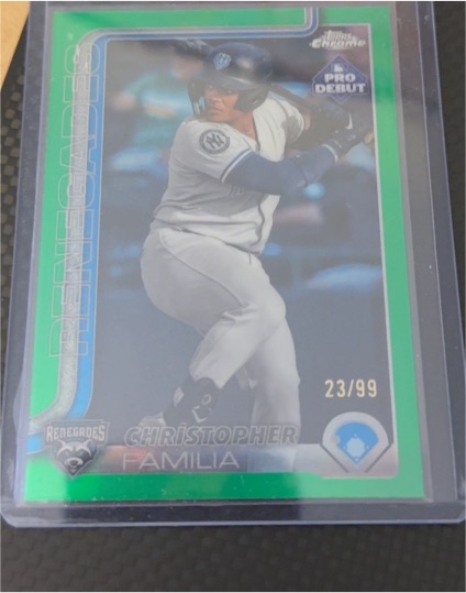 2025 Topps Pro Debut Chrome #PDC-118 Christopher Familia — front