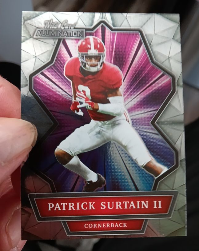 2021 Wild Card Alumination #ABC-14 Patrick Surtain II — front