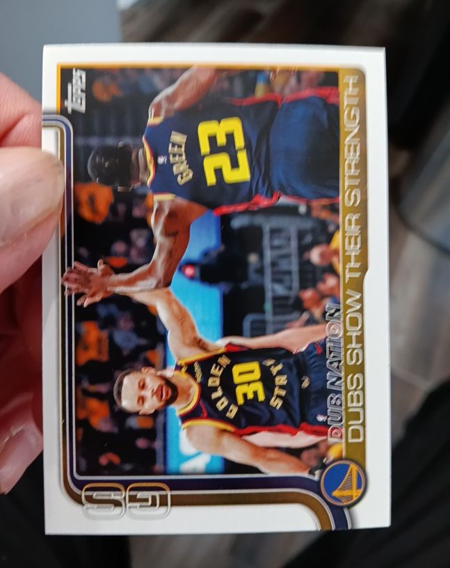 2025 Topps Dub Nation #GS Stephen Curry & Draymond Green — front