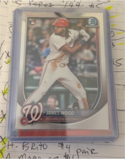 2025 Bowman Chrome #29 James Wood — front