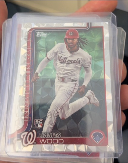 2025 Topps Series 1 #181 James Wood — front