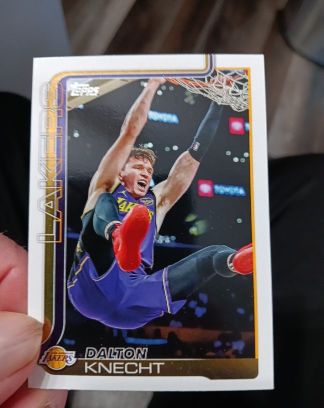 2025-26 Topps #153 Dalton Knecht — front