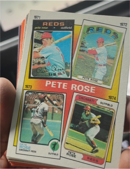 1986 Topps The Pete Rose Years 1971-1974 #4 Pete Rose — front