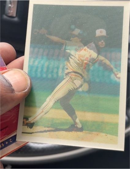 1986 Sportflics #143 Nolan Ryan — front